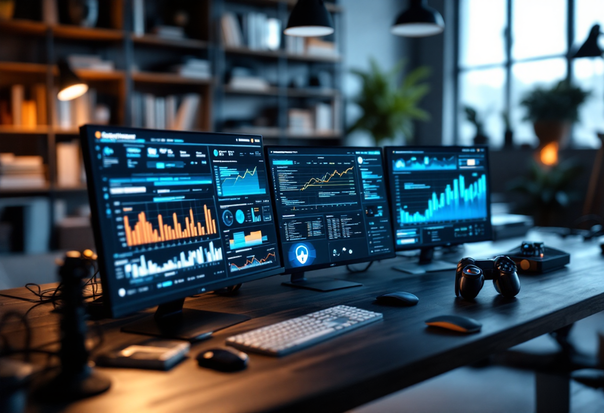 Immagine che rappresenta l'intelligenza artificiale nella cybersecurity