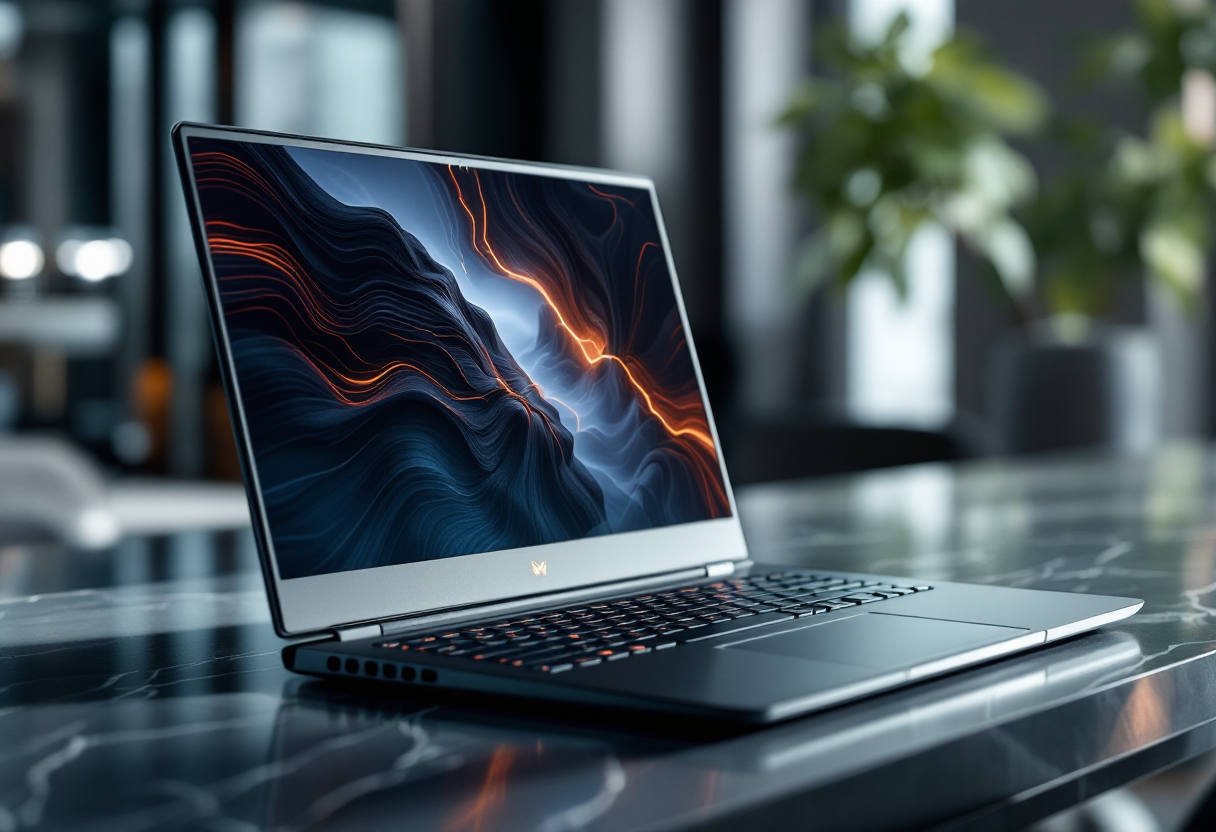 Notebook da gaming ASUS ROG Zephyrus G16 in azione