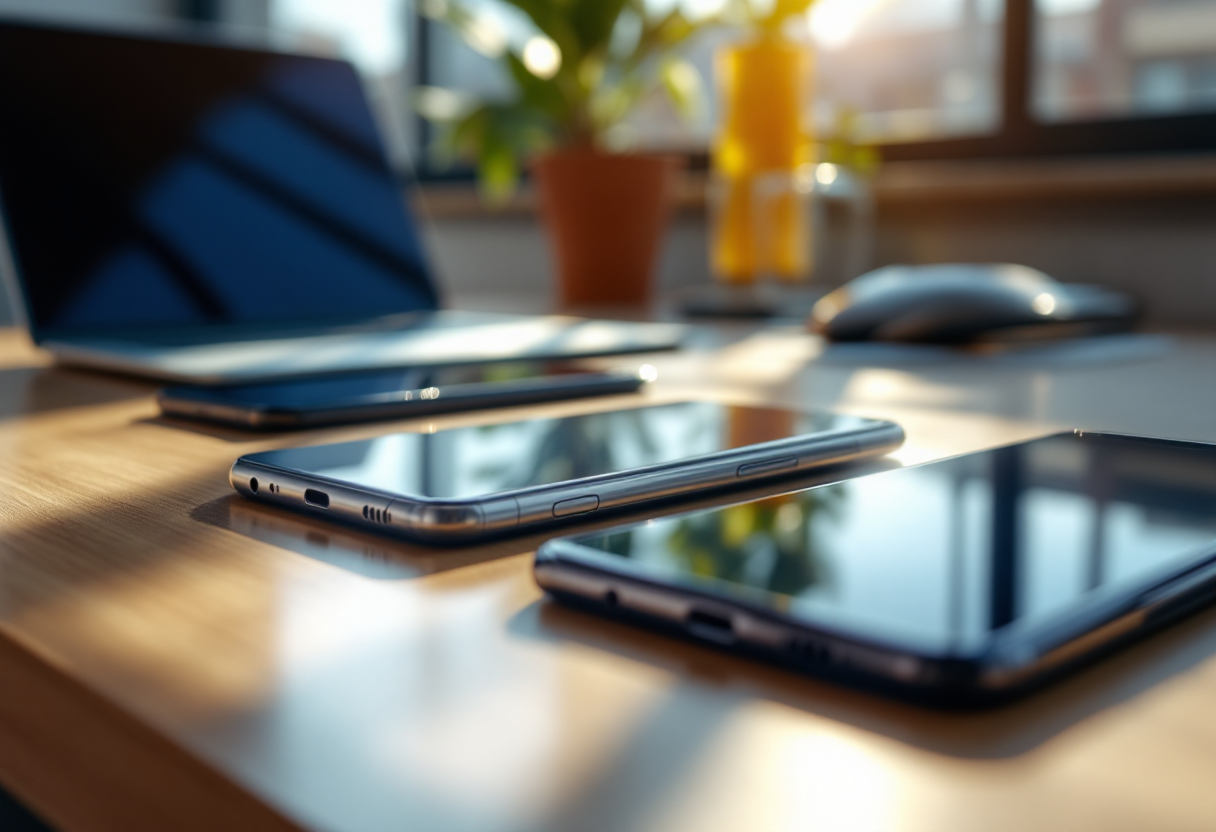 Aggiornamenti software per smartphone Samsung e POCO