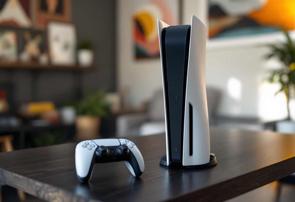 PlayStation 5 con aggiornamento firmware in arrivo nel 2025