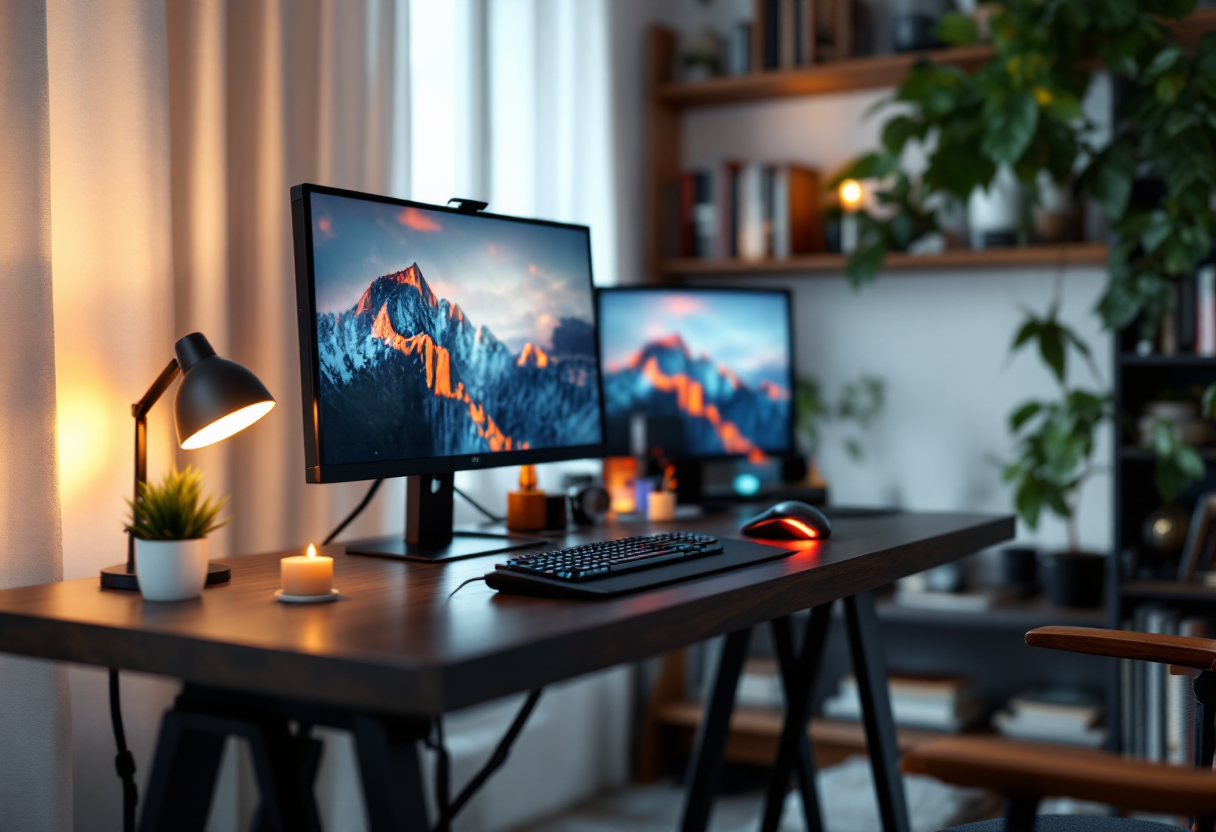 Giocatore che bilancia il gaming con la vita quotidiana