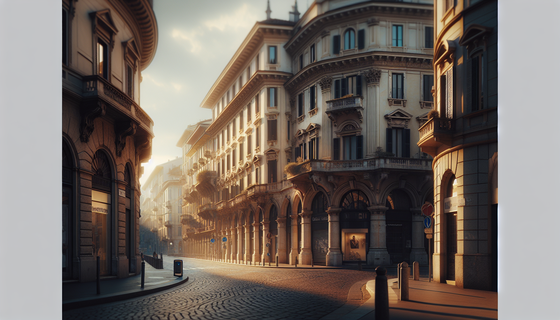 Immagine di un luogo misterioso a Milano con atmosfera horror