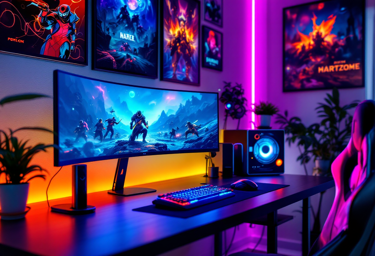 Grafica che rappresenta l'evoluzione del gaming tra mobile e PC