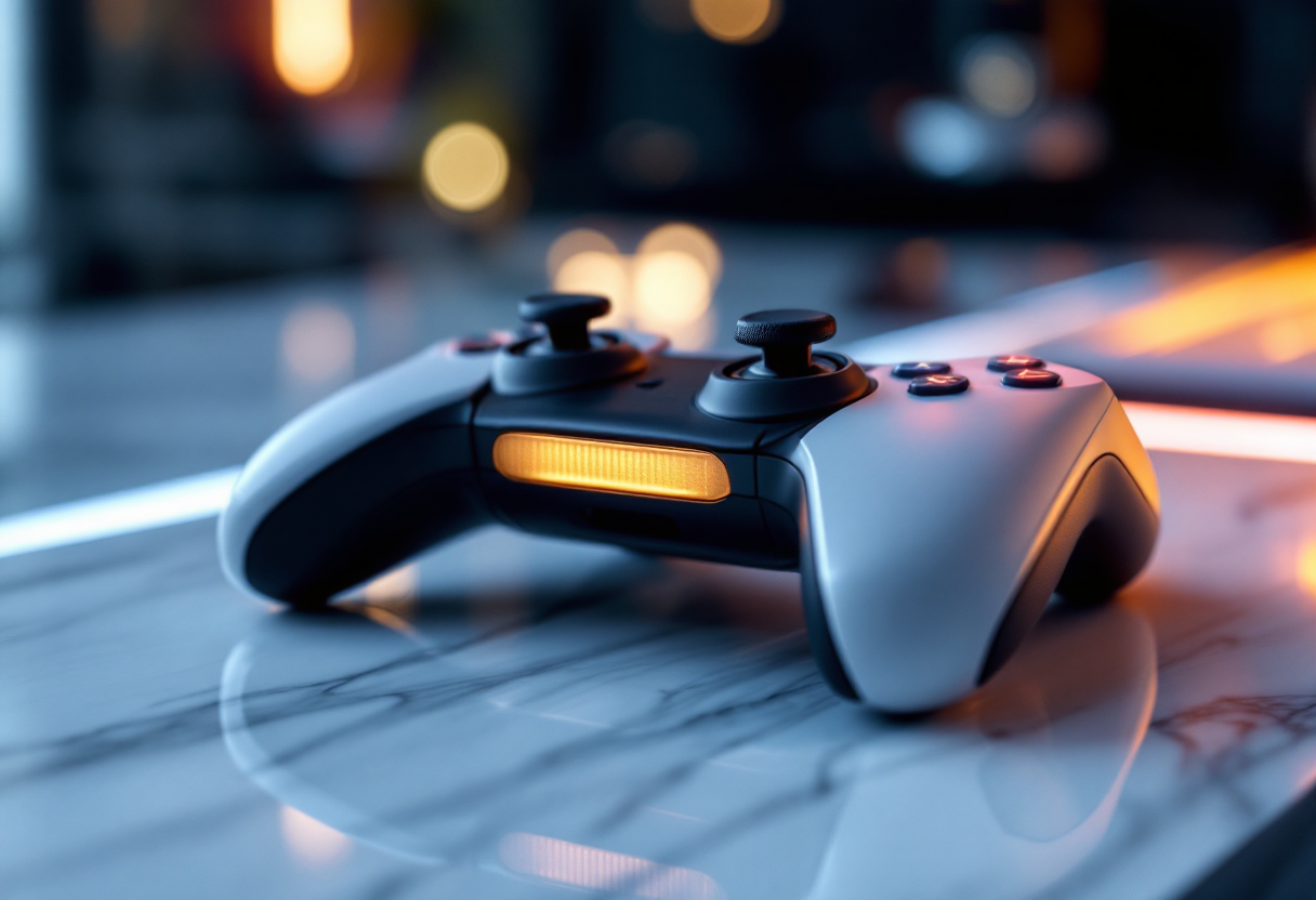 Console Xbox futura con design innovativo e funzionalità multipiattaforma