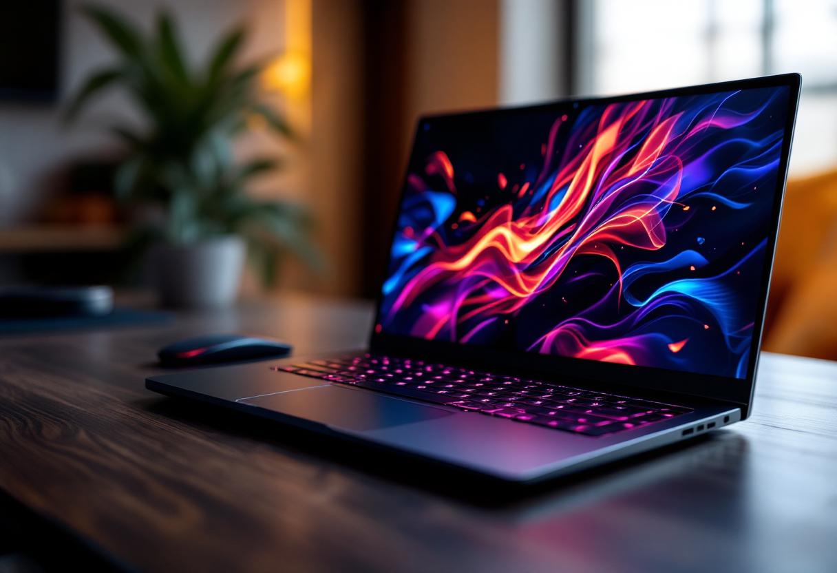 Laptop da gaming con scheda grafica GeForce RTX 5000