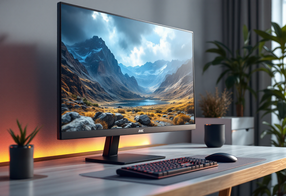 Monitor da gaming AOC Q27G4XN con tecnologia avanzata