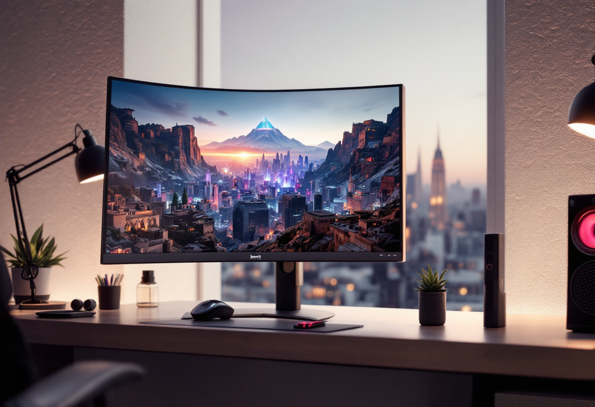Monitor da gaming di alta qualità per console e PC
