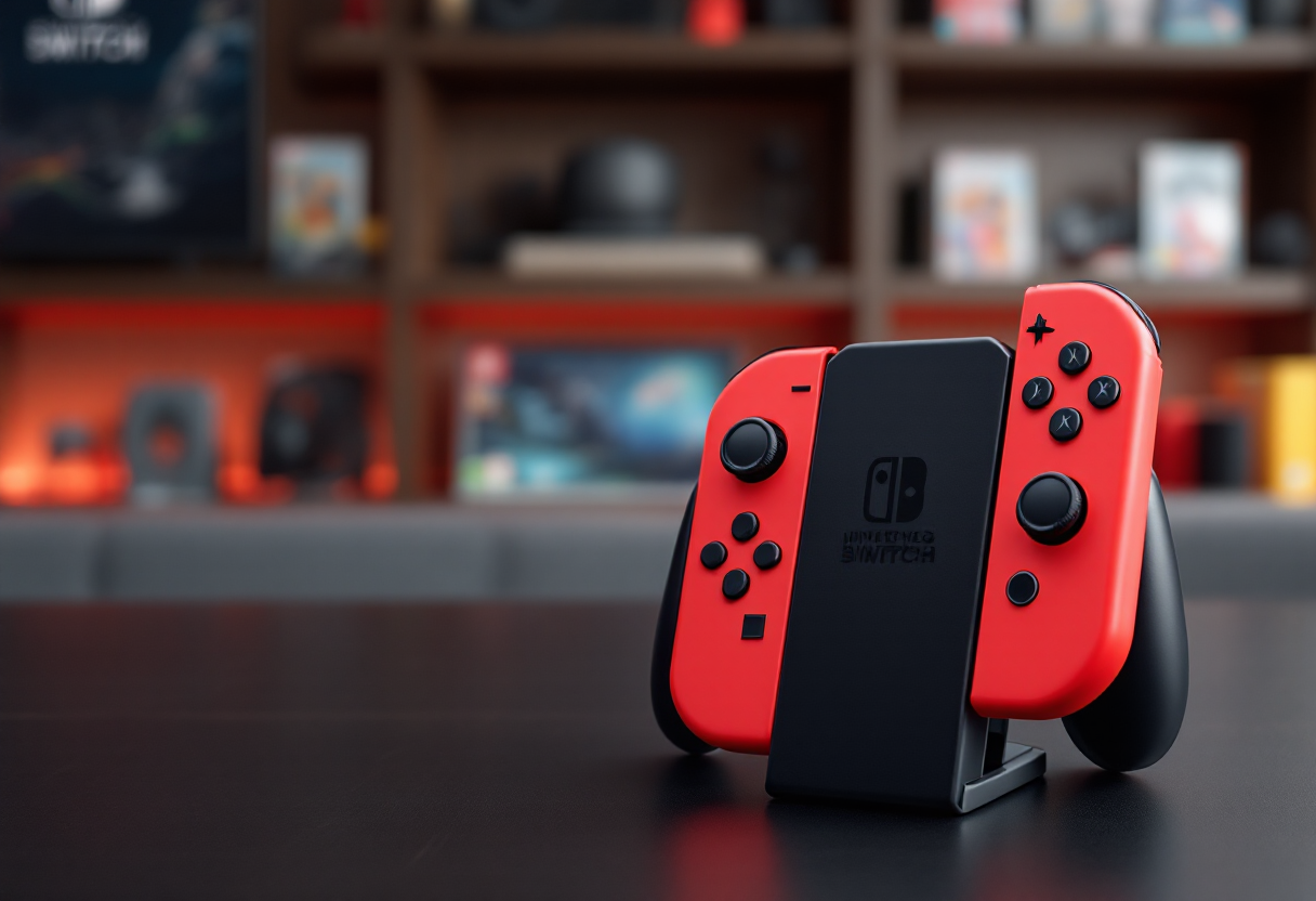 Immagine della Nintendo Switch 2 con nuove funzionalità