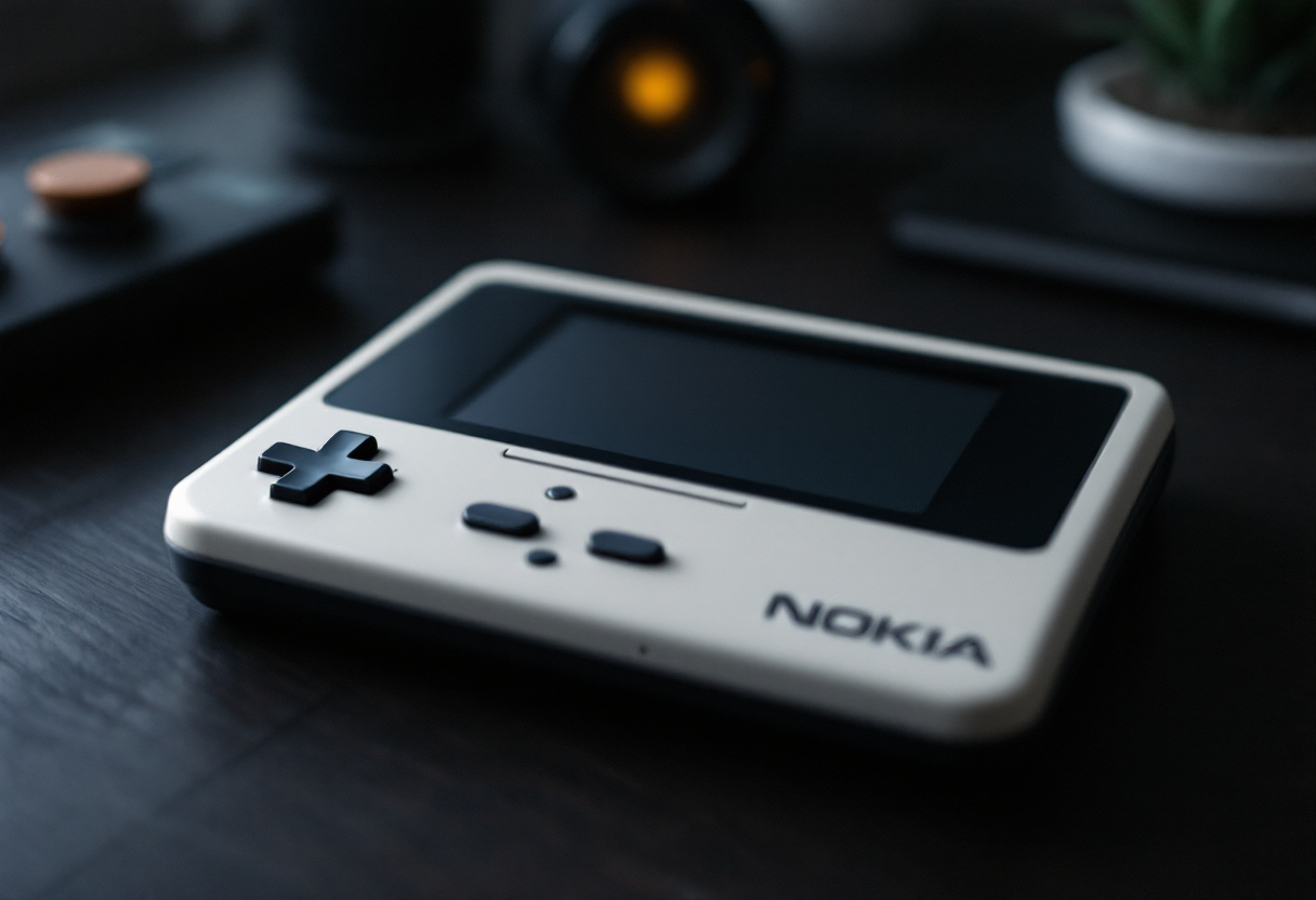 Nokia N97 Elite in primo piano con design vintage