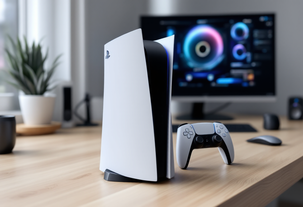 PlayStation 5 Pro con design innovativo e controller