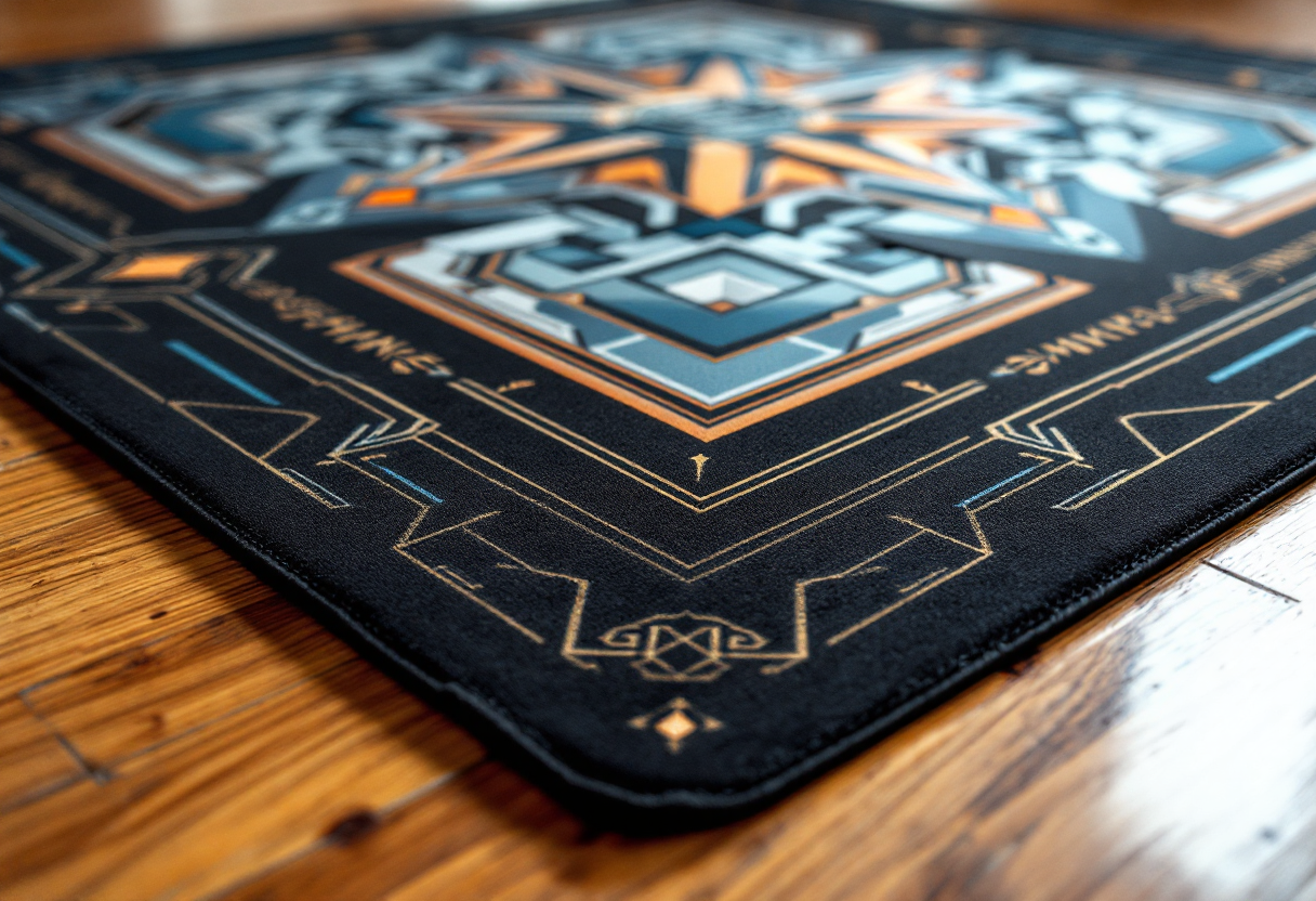 Tappetino da gaming XXL con design ergonomico e moderno