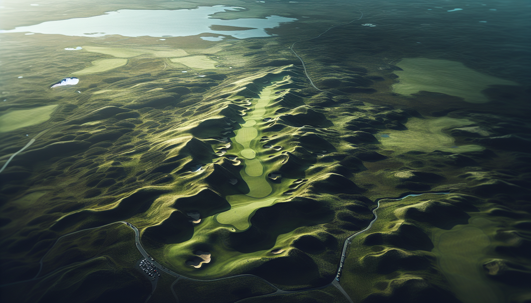 Giocatore in azione nel PGA Tour 2K25 sul campo da golf