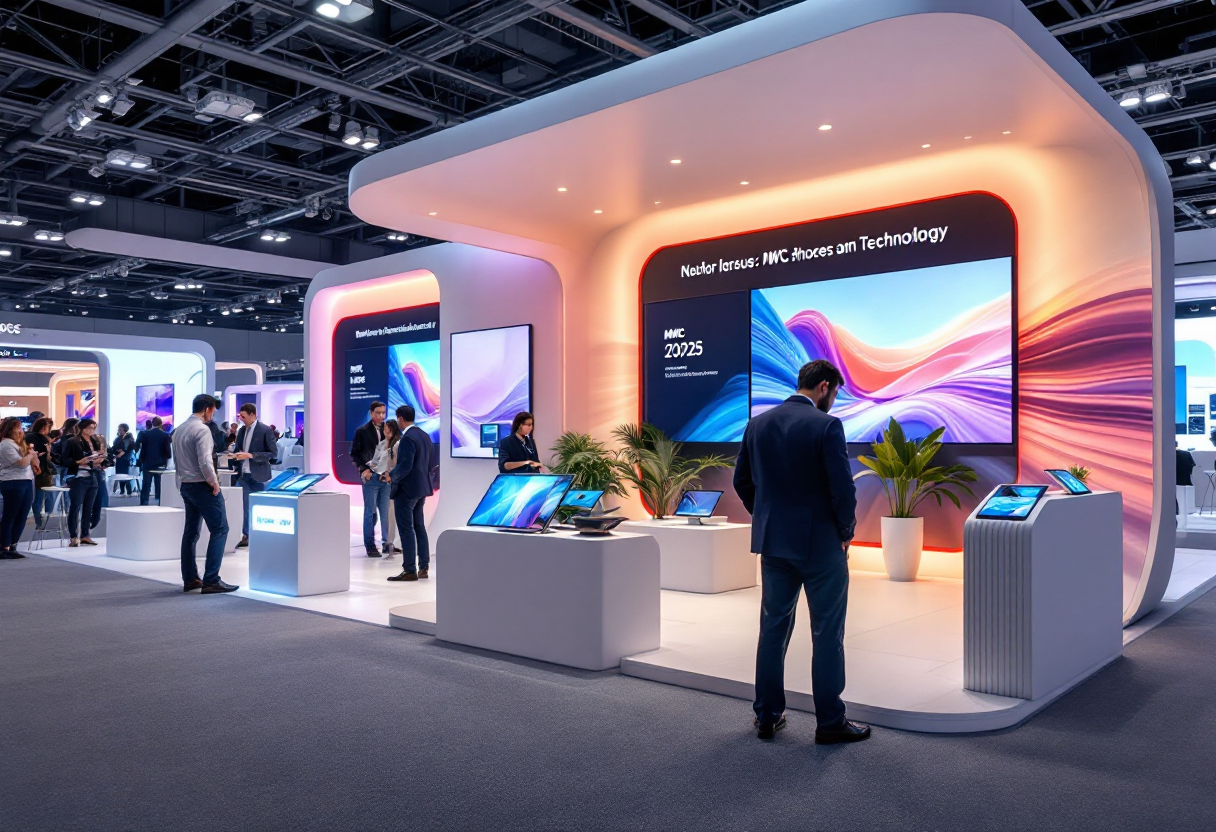 Immagine di Qualcomm che presenta innovazioni al MWC 2025