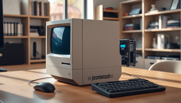 joshintosh il pc gaming nel guscio di un macintosh vintage 1746501123