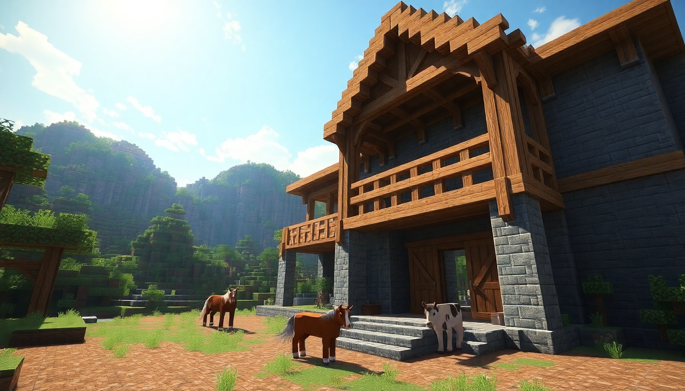 come costruire una stalla in minecraft guida completa 1748921599