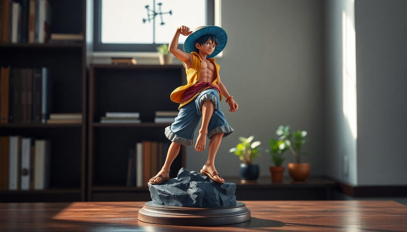 monkey d luffy summit battle recensione della statua iconica 1751726051