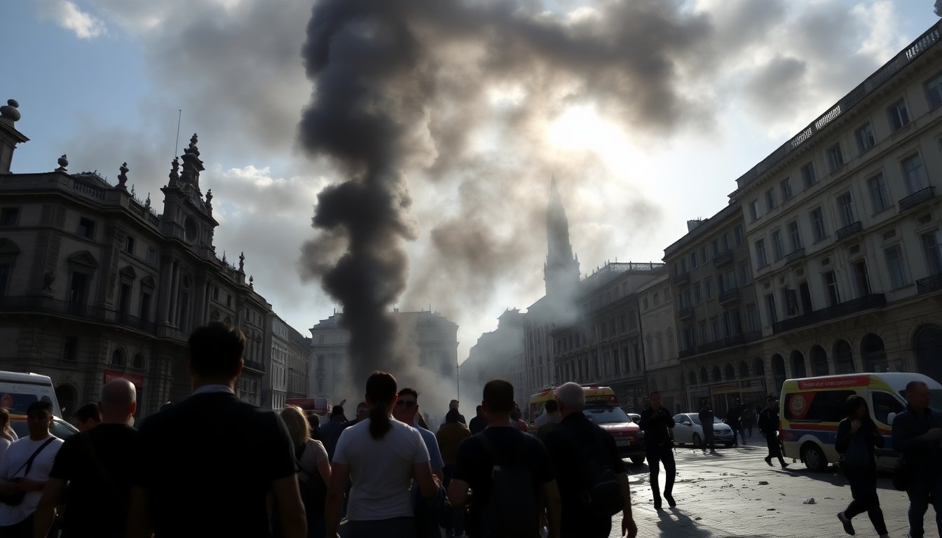 esplosione in centro citta provoca feriti e panico 1762651220
